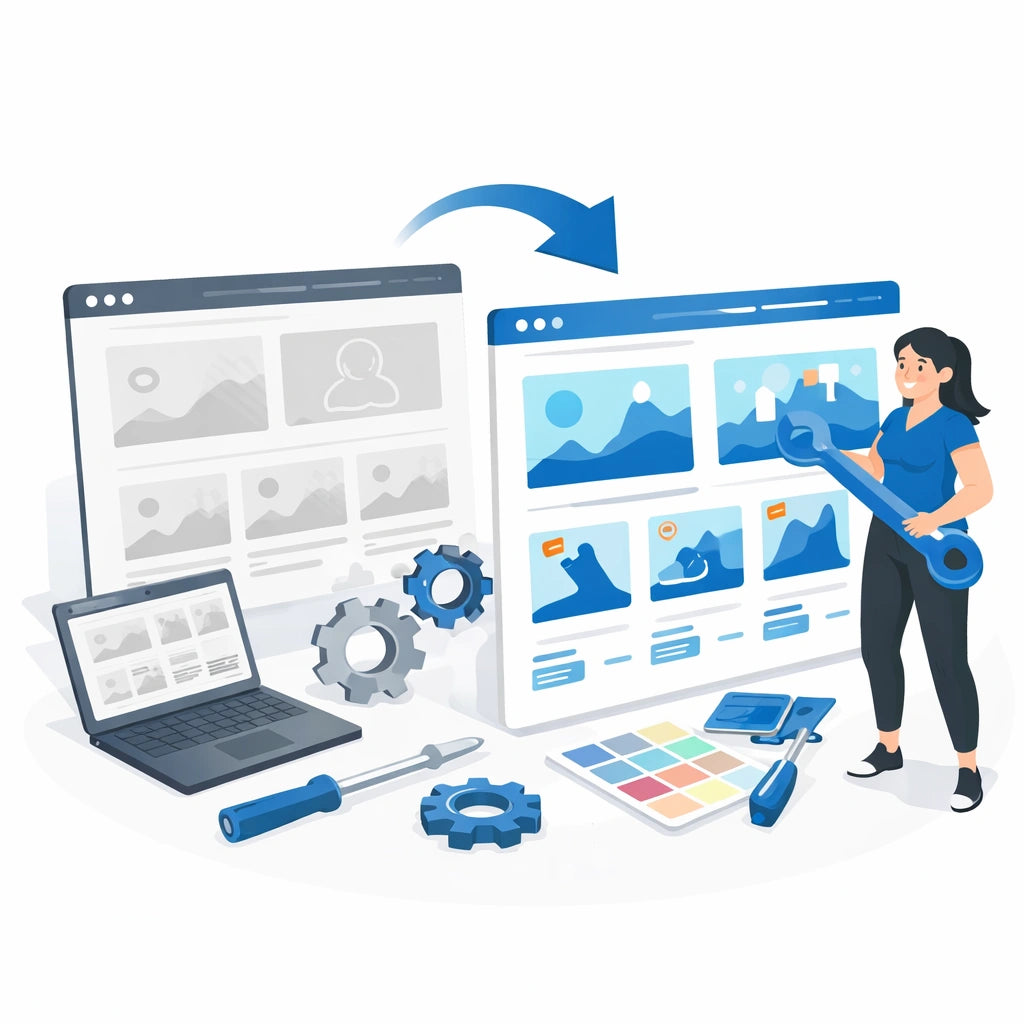 Installing a new template on an existing online store