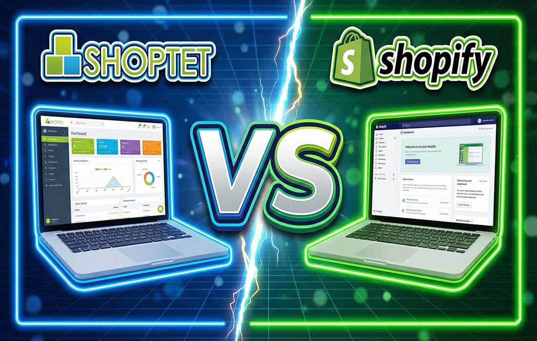 Shoptet nebo Shopify? Kompletní srovnání eshop platforem